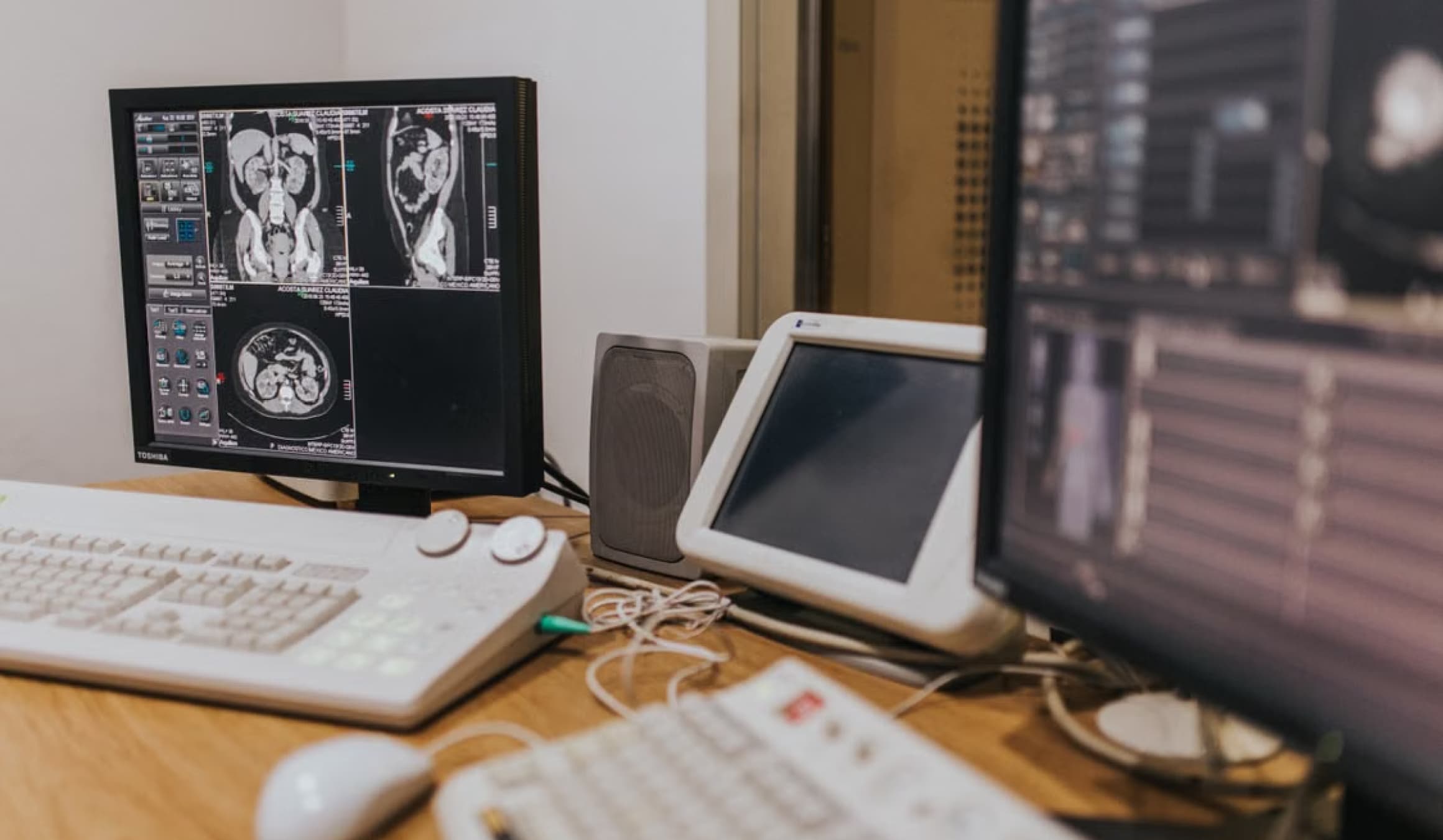 Assessment equipment in the Melton Foot Clinic consulting room